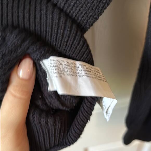 Mango Men's Ribbed Sweater Zip Neck size medium - Picture 8 of 8